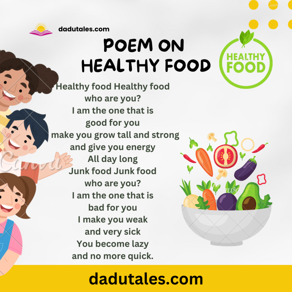 poem on healthy food